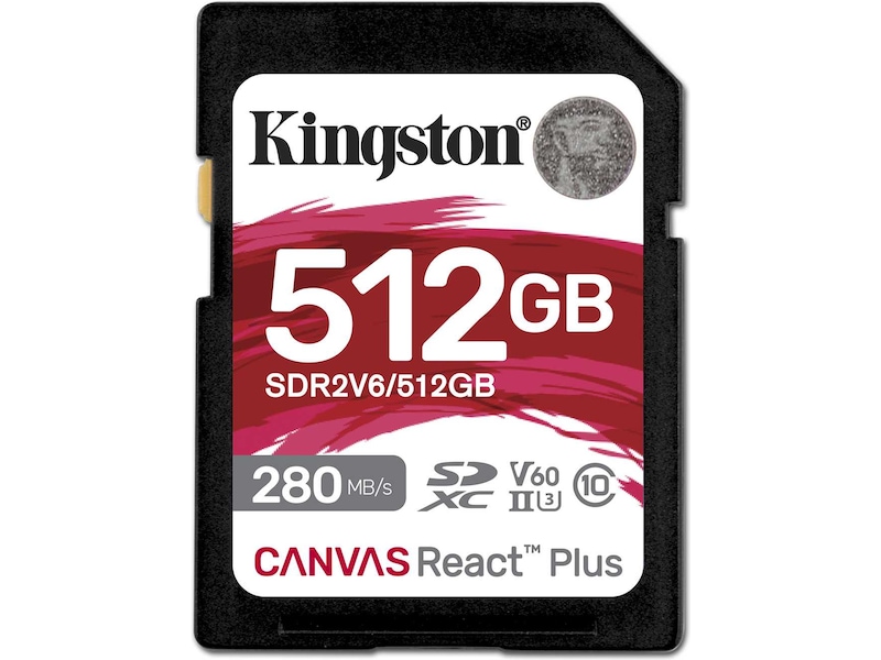 Kingston Canvas React Plus V60 512GB Flash-hukommelse