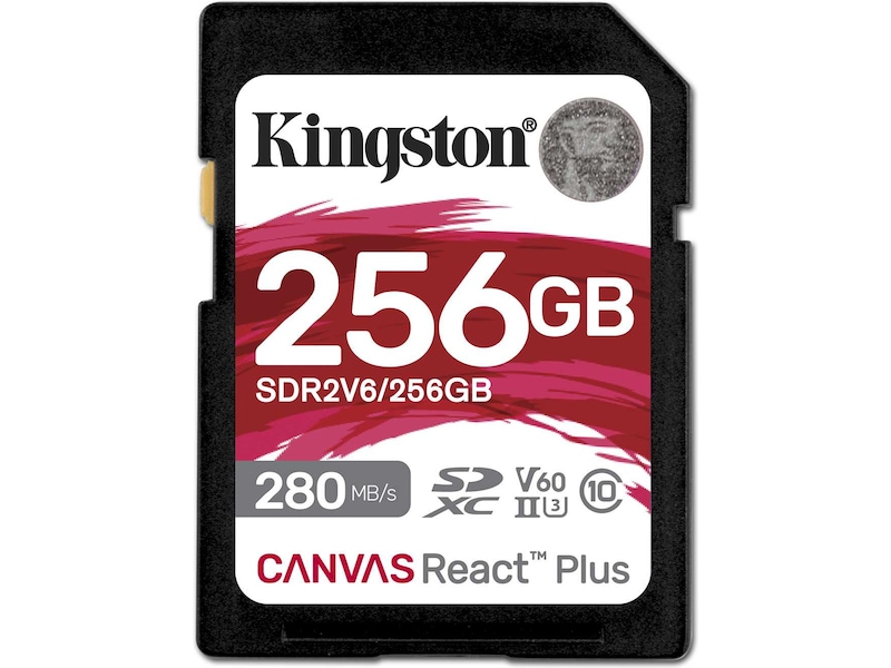 Kingston Canvas React Plus V60 256GB Flash-hukommelse