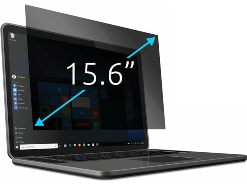 Kensington 15,6" aftageligt privacy skærmfilter Skærmbeskyttelse tablet