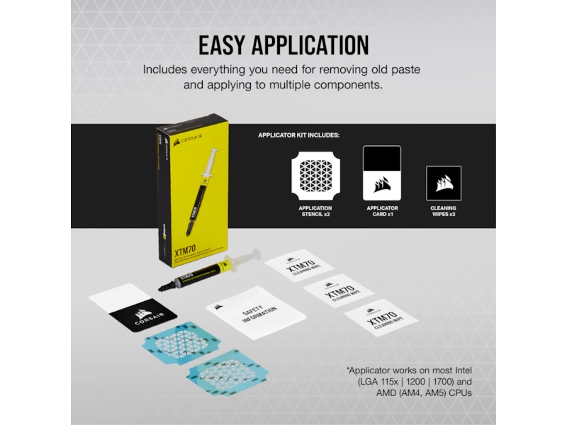 Corsair XTM60 High Performance Thermal Paste Blæsere