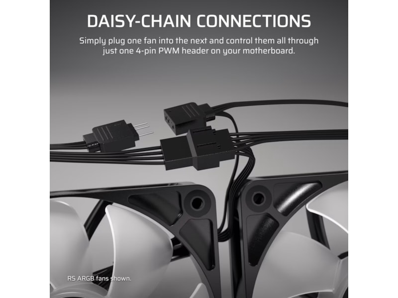 Corsair RS120 Ventilator (sort) Blæsere