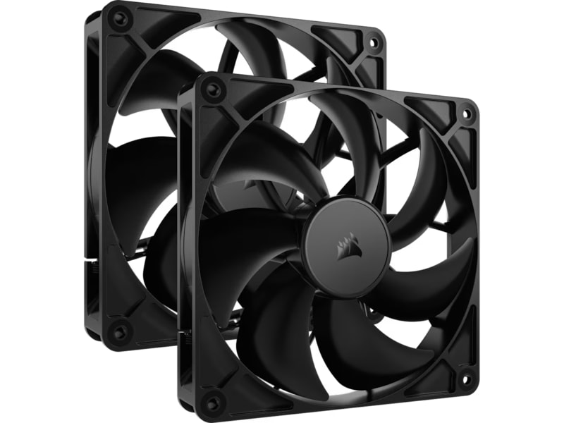 Corsair RS140 Ventilator 2pk (sort) Blæsere