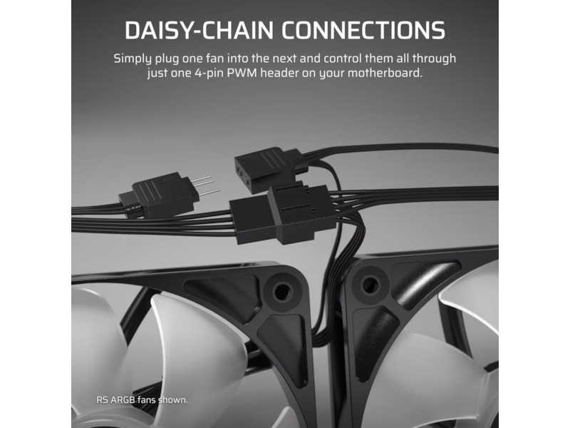 Corsair RS140 Ventilator 2pk (sort) Blæsere