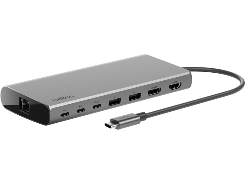 Belkin Universal USB-C 8-in-1 Dual Display Core Hub Dockingstation og USB-hub