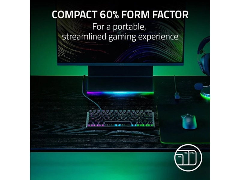 Razer Huntsman V3 Pro Mini gamingtastatur (sort) Gamingkeyboard
