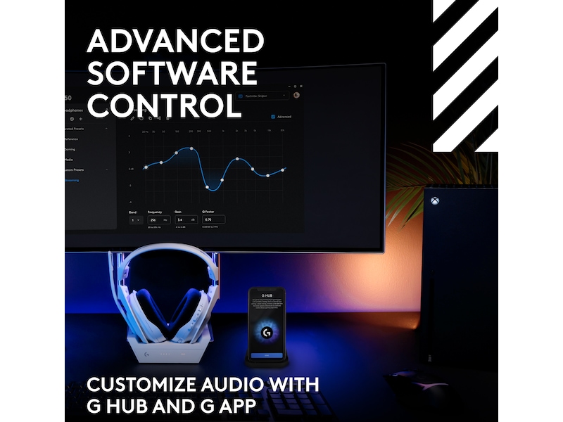 Logitech Astro A50 Lightspeed Trådløst Gamingheadset (hvid) Gamingheadset