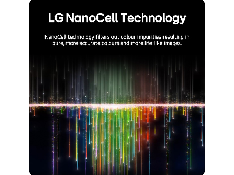 LG 55'' NANO 81 4K TV (2024) 55NANO81T6A + Soundbar 50 - 59 tommer TV
