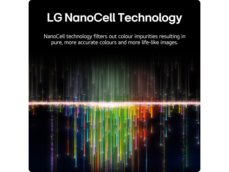 LG 50'' NANO 81 4K TV (2024) 50NANO81T6A + Soundbar 50 - 59 tommer TV