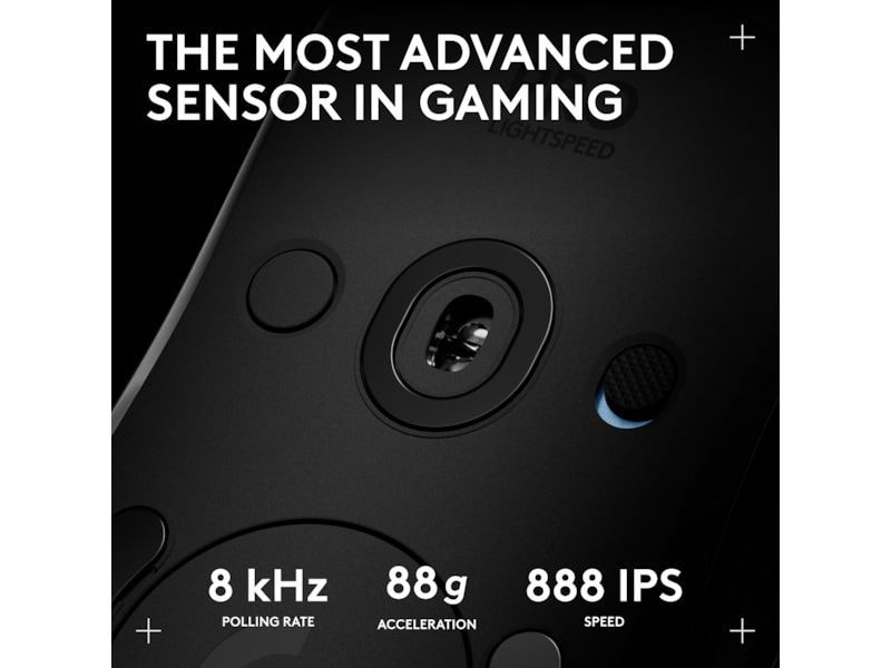 Logitech PRO 2 Lightspeed Trådløs Gamingmus (sort) Gamingmus
