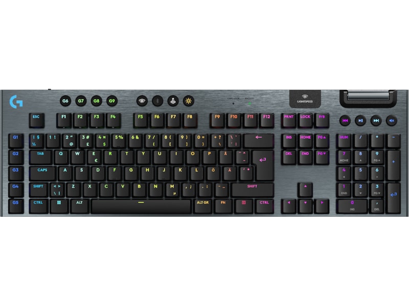 Logitech G915 X Lightspeed TKL Trådløst Gamingtastatur (sort) Gamingkeyboard