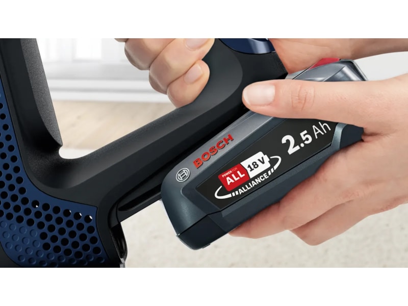 Bosch Unlimited Series 6 genopladelig støvsuger (blå) Ledningsfrie støvsugere