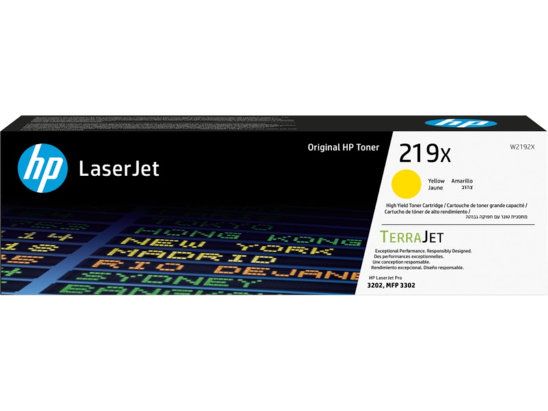 HP Toner 219X Gul Laser Toner