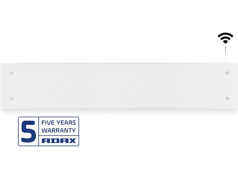 Adax Clea WiFi panelovn glas 600W (hvid) Varmepaneler