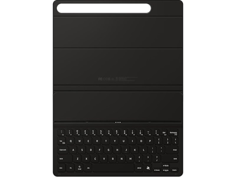 Samsung Galaxy Tab S10 Lite/FE og S9/FE Slim tastaturcover (sort) Tastatur og stylus