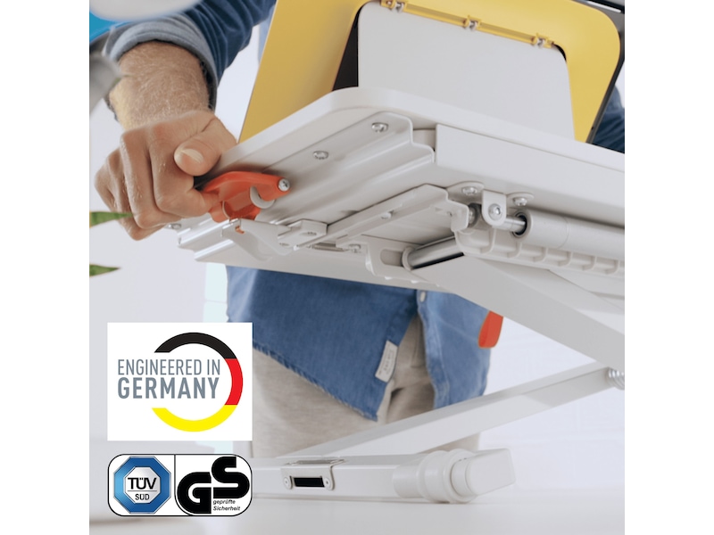 Leitz Ergo Cozy Justerbart PC bord m/plade (hvid) Bærbar stativ