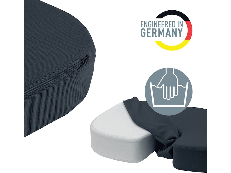 Leitz Ergo Cosy sædepude (grå) Sittepute