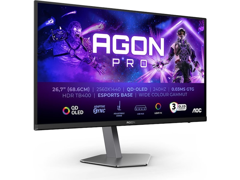AOC 27" gamingskærm Agon Pro AG276QZD2 Gamingskærme