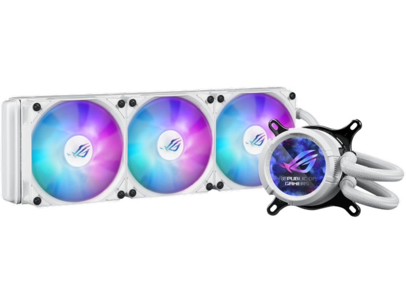 Asus ROG Strix LC III 360 ARGB LCD Køler (hvidt) CPU - Vandkøling