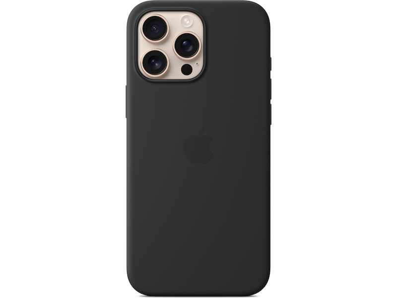 Apple iPhone 16 Pro Max Silikoncover sort) Mobilcover