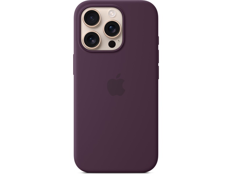 Apple iPhone 16 Pro Silikonecover (blomme) Mobilcover