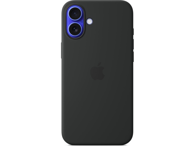 Apple iPhone 16 Plus Silikoncover (sort) Mobilcover