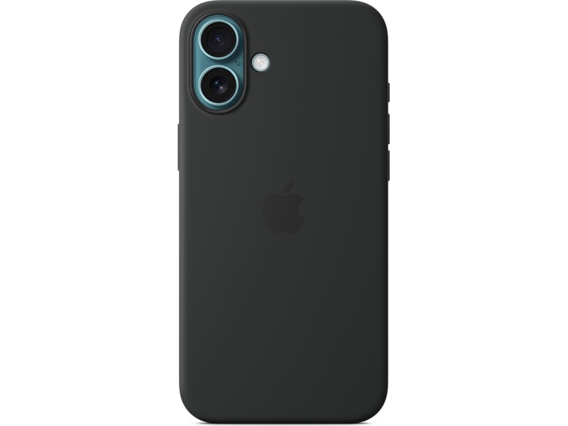 Apple iPhone 16 Plus Silikoncover (sort) Mobilcover