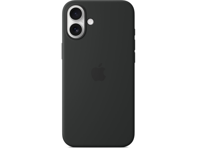 Apple iPhone 16 Plus Silikoncover (sort) Mobilcover