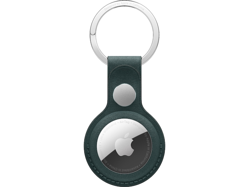 Apple AirTag FineWoven-nøglering (mørkegrøn) Bluetooth tracker & GPS