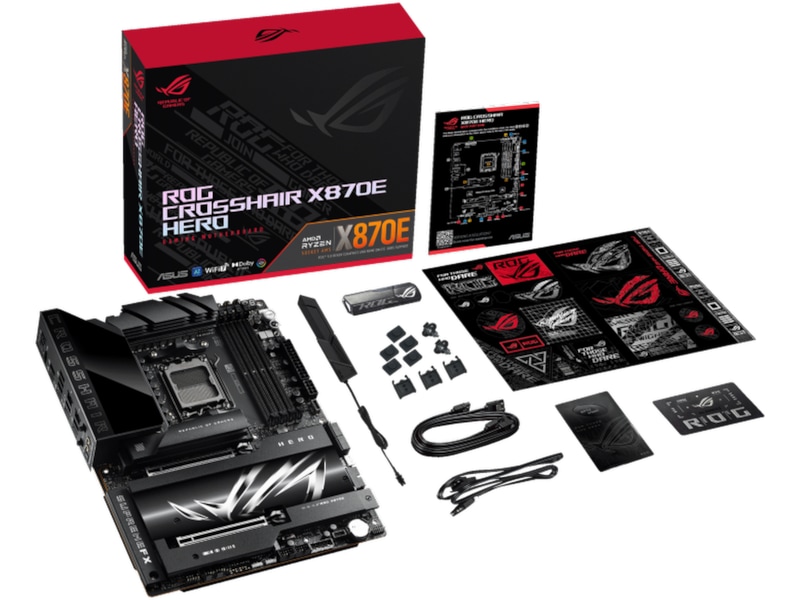 ASUS ROG Crosshair X870E Hero Bundkort AMD Socket