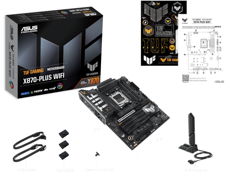 ASUS TUF Gaming X870-PLUS WIFI Bundkort AMD Socket