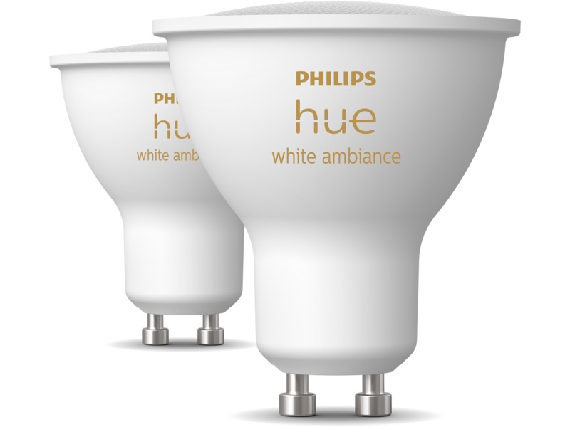Philips Hue White Ambiance 4.2W GU10 2PK LED-pærer & elpærer
