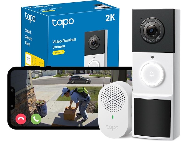 TP-Link Tapo D210 dørklokkekamera Dørklokker