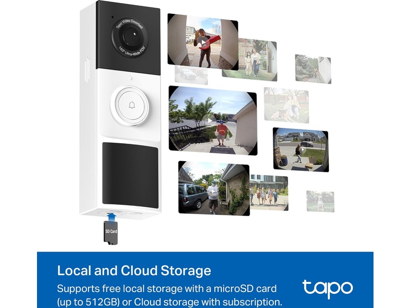 TP-Link Tapo D210 dørklokkekamera Dørklokker