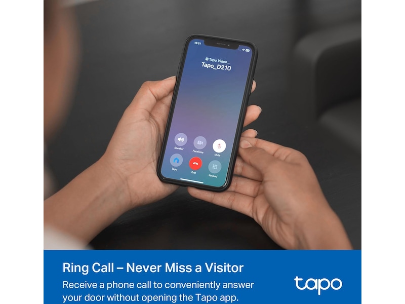 TP-Link Tapo D210 dørklokkekamera Dørklokker