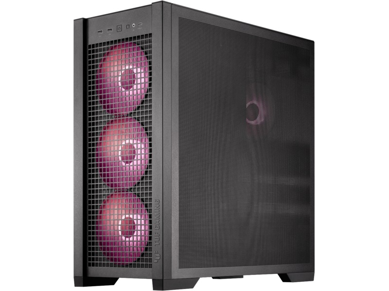 Asus TUF GAMING GT302 TG ARGB Mid Tower (sort) Midi Tower