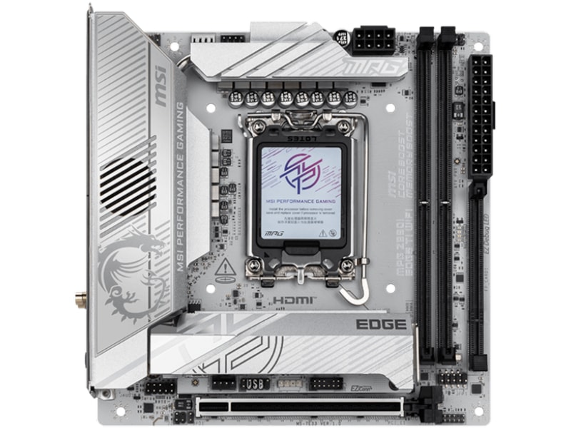 MSI MPG Z890I EDGE TI WIFI Bundkort Intel Socket