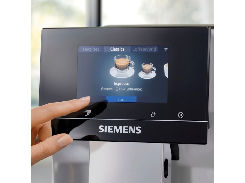Siemens EQ700 klassisk Automatisk Kaffemaskine (inox/sølv) Espressomaskiner