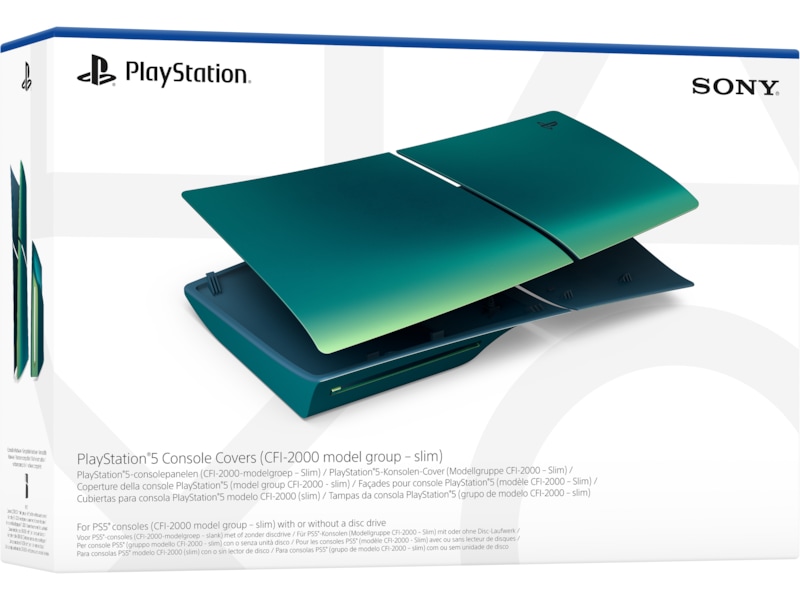 PlayStation 5 Konsolcover (Chroma Teal) Tilbehør til spilkonsoller