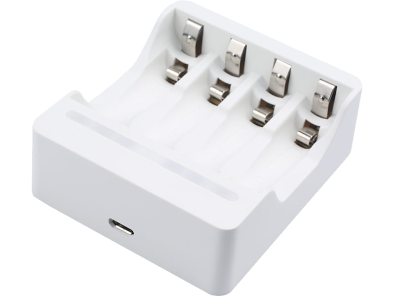 Andersson USB-C batterioplader AA/AAA (hvid) Batteriladere