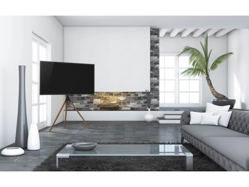 Andersson ATS Gulvstativ til TV (sort/træ) TV-ophæng & stativ