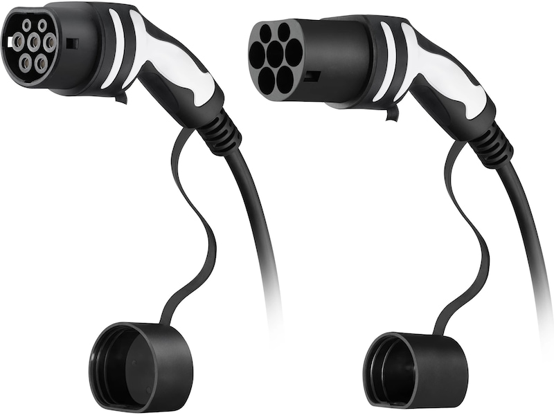 Freev EV-Charge 3000 Type 2 opladningskabel 5m (sort/hvid) Elektriske bil opladerkabler