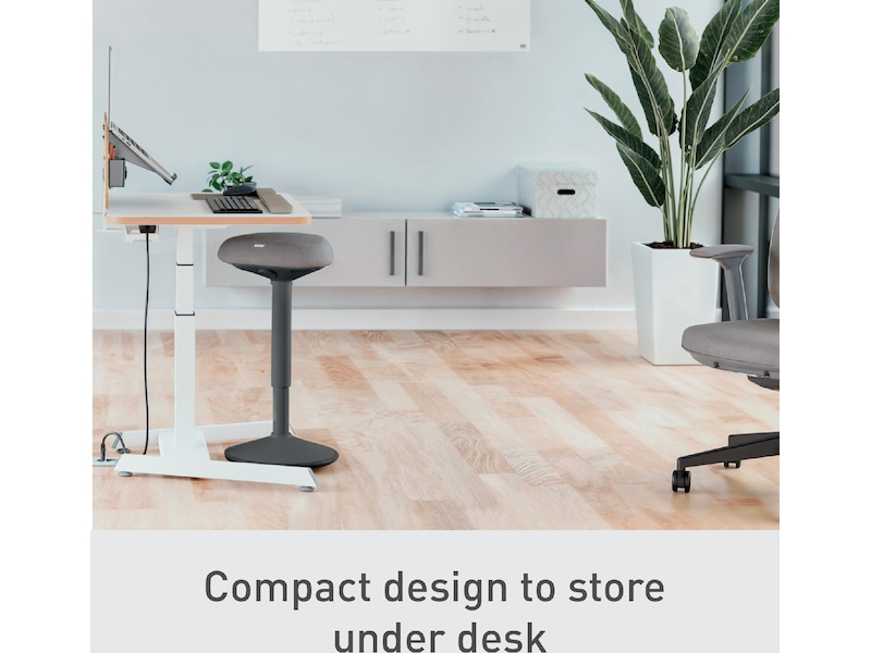 Leitz Ergo Active Balancestol med komfortsæde, justerbar højde 57-82cm Kontorstole