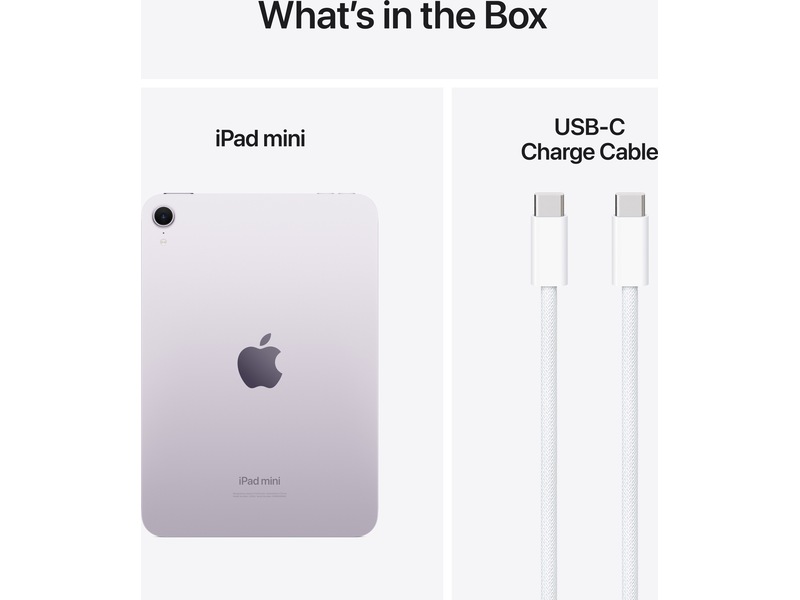 iPad mini (2024) 512GB WiFi (lilla) Tablets