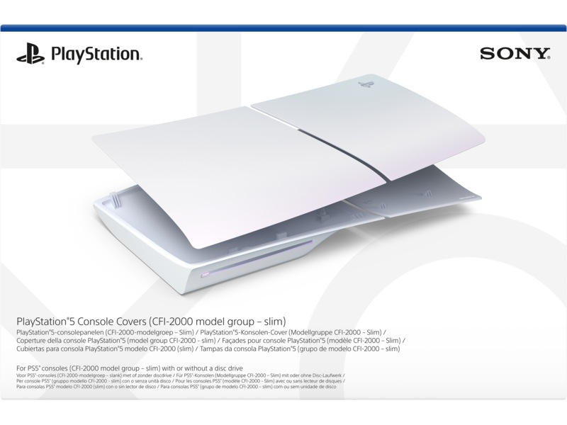 PlayStation 5 Konsolcover (Chroma Pearl) Tilbehør til spilkonsoller