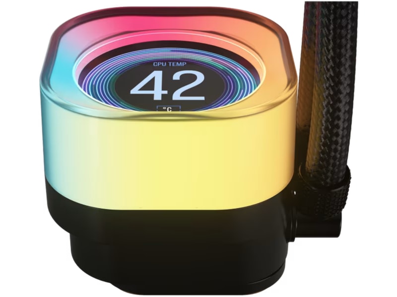 Corsair iCUE LINK TITAN 360 RX LCD AIO Køler (sort) CPU - Vandkøling