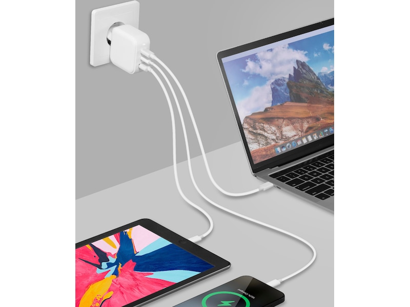 Andersson 65W Vægoplader (hvid) Mobilopladere