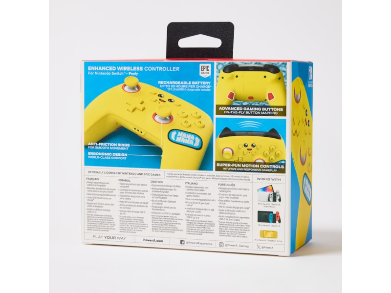 PowerA Enhanced Wireless kontroller Peely Tilbehør til spilkonsoller