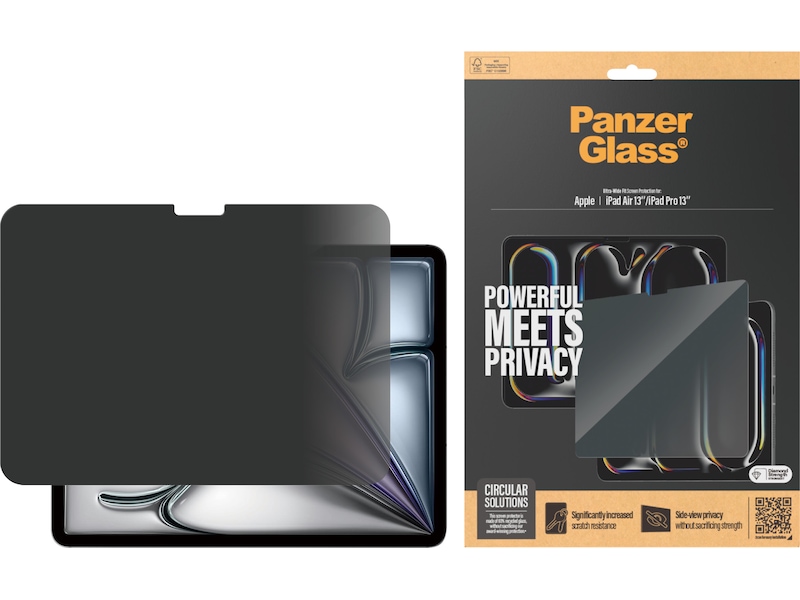 PanzerGlass Privacy skærmbeskytter iPad Air 13'' og iPad Pro 13'' Skærmbeskyttelse tablet