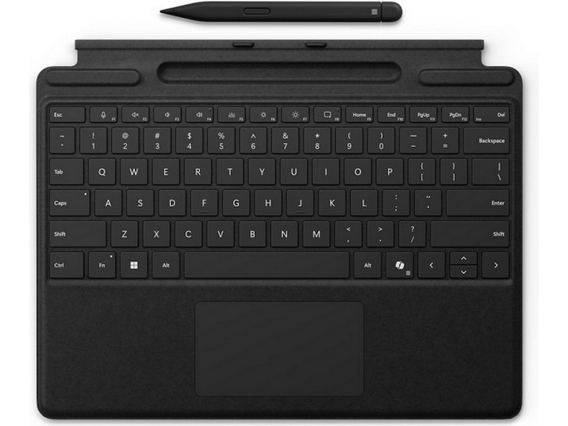 Microsoft Surface Pro Keyboard med Slim Pen (sort) Tastatur og stylus