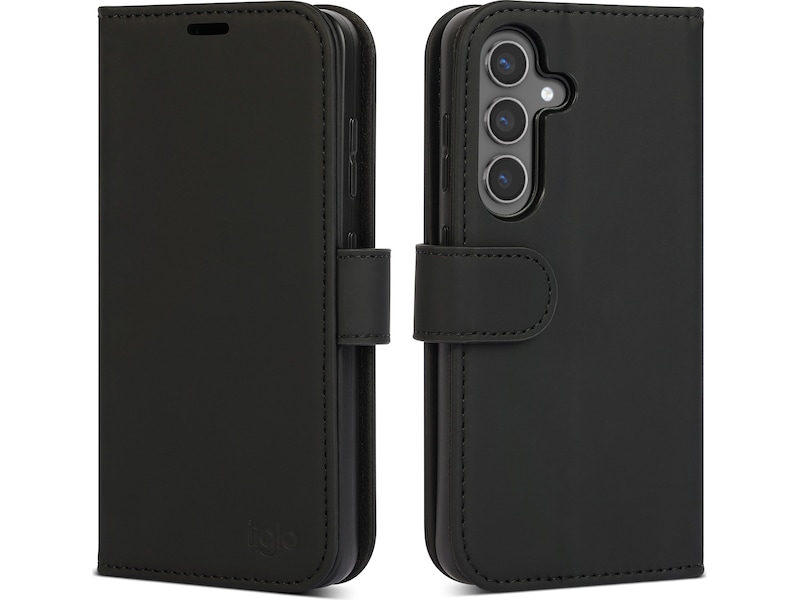 iiglo Galaxy S25 Wallet cover (sort) Mobilcover